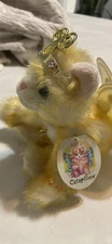 Vintage 2000 AURORA CATAPILLERS SOLANA YELLOW Winged Cat STUFFED PLUSH Toy NEW