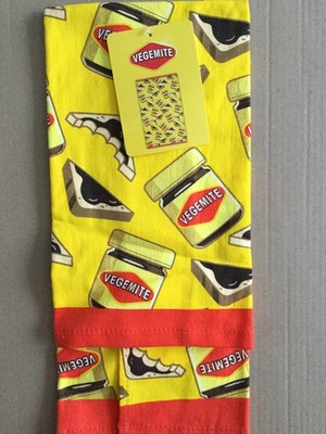 Vegemite Geschirrtücher Küchentücher Trockentücher 100% Baumwolle NEU