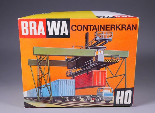 Grúa contenedor H0 Brawa 1161 en embalaje original #NP_1070 | Condition: Gebraucht