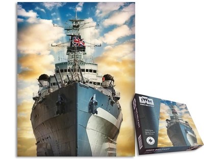 1000 Piece Jigsaw Puzzle Imperial War Museums HMS Belfast Royal Navy Surviving W