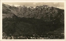 Ouray, Colorado CO Ouray Looking East Original Vintage Real Photo Postcard RPPC