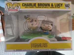 Funko Pop! Moments: Peanuts Charlie Brown & Lucy (Target Exclusive) #1682 Vinyl 