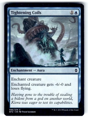 Battle for Zendikar #86 Tightening Coils