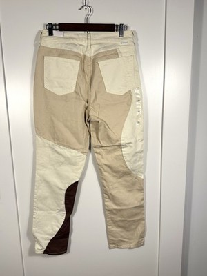 PacSun Mom Jeans Women s 28 Patchwork Multi-Color High Rise NWT