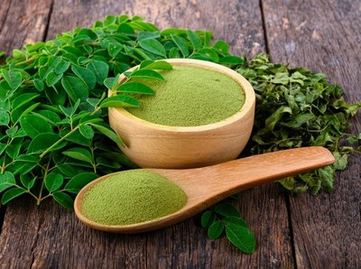 Bio Moringa Blatt Pulver 1-100% rein - Premium Naturgeist - Multi Kauf Angebote