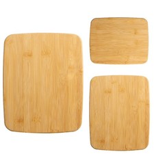 3-Piece Bamboo Cutting Board Set, 14" x 11" L , 10" x 8" M , 8" x 5.5" S 
