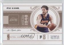 2010-11 Playoff National Treasures 40/99 Pau Gasol #46 HOF 2d9