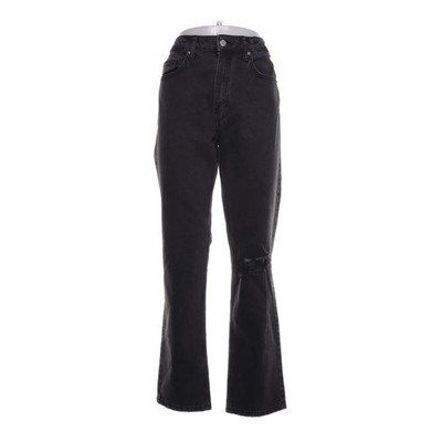 H&M, Jeans, Größe: 40, VINTAGE STRAIGHT HIGH WAIST, Grau #BVv