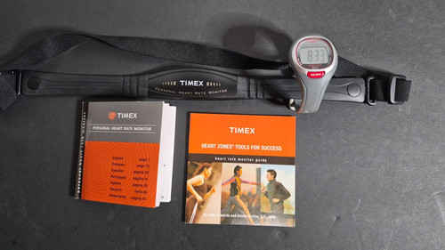 TIMEX T5K535 PERSONAL HEART RATE MONITOR WITH THE M593 CHEST STRAP