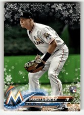 2018 Topps Holiday Garrett Cooper #HMW6 Miami Marlins ROOKIE CARD BEAUTY!. rookie card picture