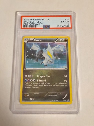 Kyurem graded PSA 6 for sale on eBay