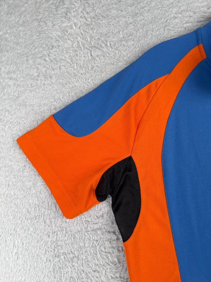 Craft Cycling Jersey Men Extra Large Blue Orange Full Zip Short Sleeve L1 Vent - Image 3 of 4