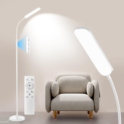 Dimmable LED Floor Lamp, Super Bright Reading Lamps Floor Standing Lamp with Rem