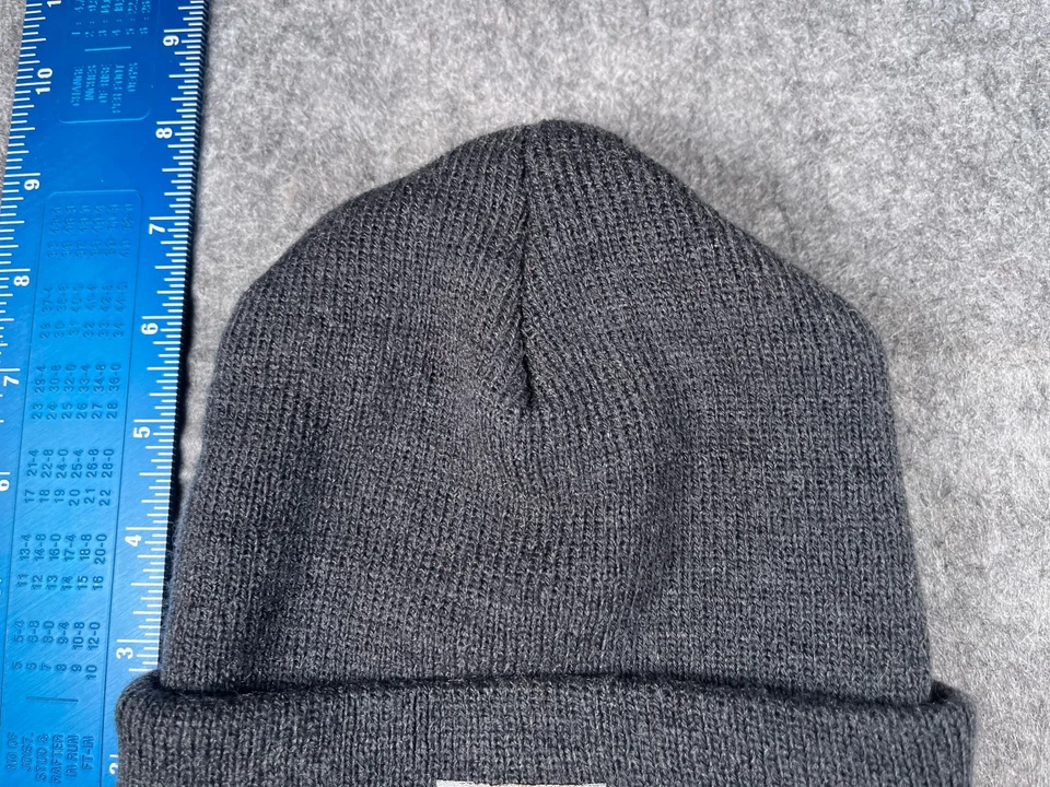 Carhartt Gorro Toque Juvenil Niño Pequeño Talla Única Gris Tejido 100% Acrílico Esquí Exterior Foto 3 de 4