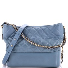 Chanel Gabrielle Hobo Quilted Goatskin and Patent Medium