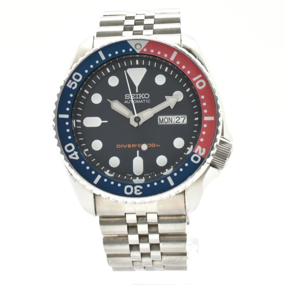 【NEAR MINT  w/Extra Strap】  Seiko SKX009 7S26-0020 Pepsi Diver Automatic 200m image 4
