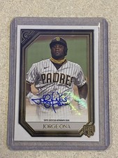 2021 Topps Gallery - Rookie Autographs Jorge Ona #RA-JO (AU, RC)