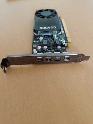 HP Nvidia Quadro P600 Grafikkarte 2 GB GDDR5 4x mDP PCI-E