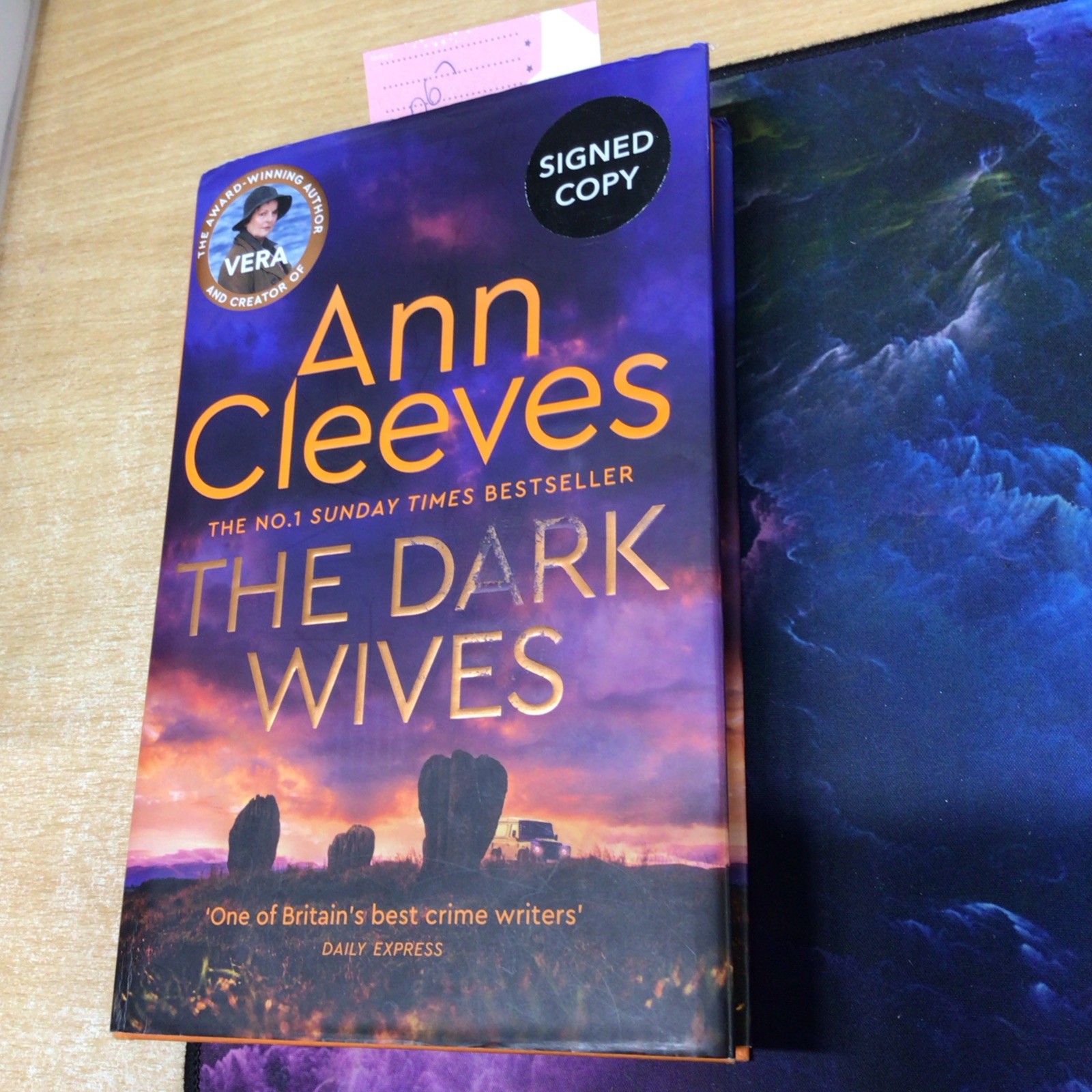 SIGNED The Dark Wives by Ann Cleeves.  hardback.