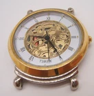 VTG TIMEX QUARTZ WRIST WATCH SKELETON DIAL WORKING NEW BATTERY NO BAND