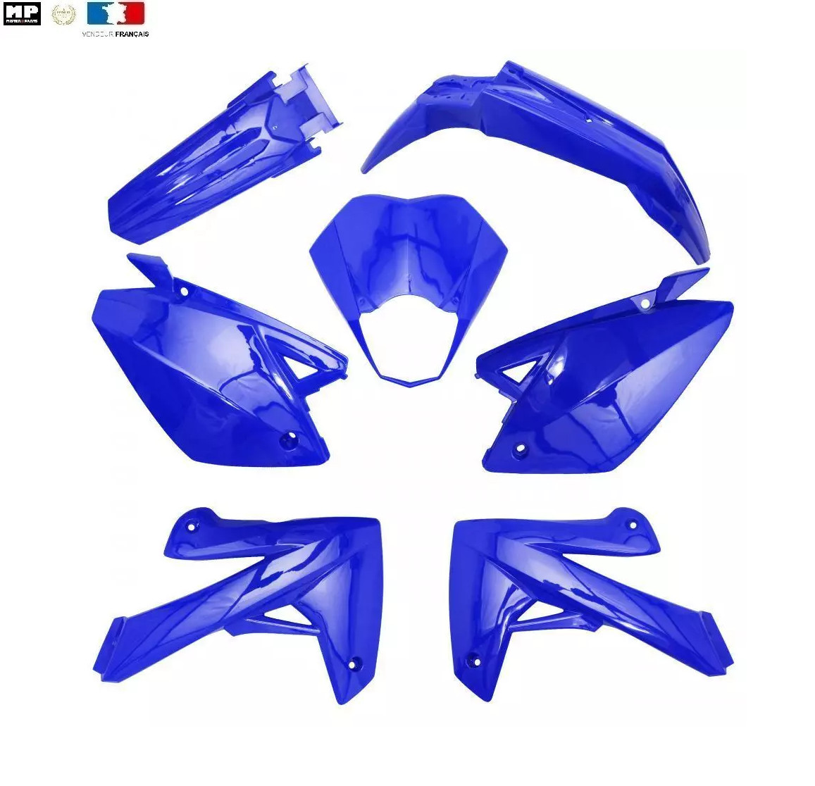Kit carenage plastique bleu P2R Rieju 125 Marathon Pro pour vos sorties urbaines