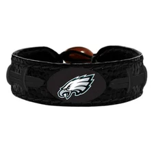 Gamewear 3705705703 Philadelphia Eagles Team Color Football Bracelet  Tonal B...