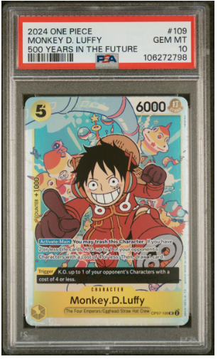 Monkey.D.Luffy (109) OP07-109 500 Years in the Future Foil for