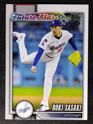 Roki Sasaki 2026 Topps Series 1 #66 Misprint Error Misaligned Front Clean Back 