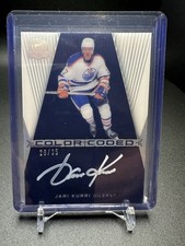 2024-25 UD The Cup Hockey Jari Kurri Color Coded Silver Ink Auto /35 Oilers 🔥