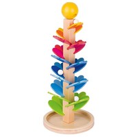 Goki Murmelspiel Klangpagode Kugelbahn Murmelbahn Rollbahn Holz Klang Kinder Neu