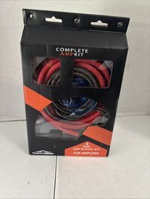 4 Gauge Amp Kit True 4 Awg Amplifier Installation Wiring Amp Kit Install Cables
