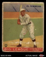 1933 Goudey #35 Al Simmons White Sox HOF 1 - POOR