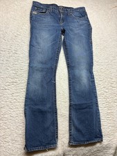 Cruel Girl Shawna Jeans Womens 13L Blue Denim Slim Bootcut Embroidered Pockets