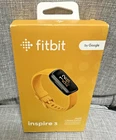 Google Fitbit Inspire 3 Heart Rate Monitor Health & Fitness Tracker Morning Glow