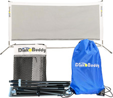 Mini Pickleball Net Set - Ultraportable, Fits in Backpack - 11-Ft, 6-Ft or 6-Ft