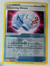Cleansing Gloves - 136/172 Brilliant Stars Pokemon Reverse Holo Foil Nice!