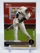 Shohei Ohtani 2020 Topps Now #31 Phenom Adds to Resume w/ Golf Swing HR PR:  788