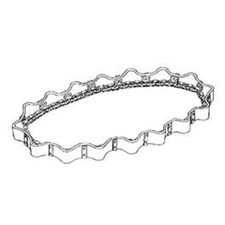 Ae27079 New Row Crop Corn Head Belt Fits John Deere Combine Models 50 Serie