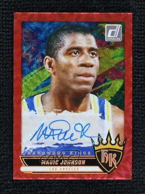 2025-26 Panini Donruss Hardwood Kings Scope 11/25 Magic Johnson Auto HOF 0xh3