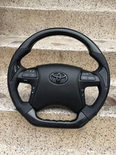TOYOTA HILUX VIGO FORTUNER CAMRY 2005-14 HYDRO DIP CARBON FIBER STEERING WHEEL