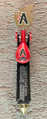 Johnny Appleseed Hard Apple Cider Figural Beer Tap Handle Rare Beer Tap