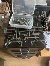 12 X ikea Kitchen Wine Glass Rack Bar Drink Stainless Steel Hanger  Storage Used