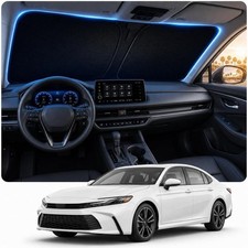 Windshield Sun Shade For Toyota Camry 2018-2026 Cooling Ice-crystal 100 Block