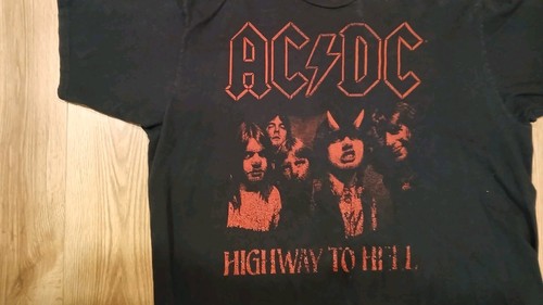 Vintage AC/DC Highway To Hell Black T-Shirt Size 3XL 100% Cotton tag Port&Co - Picture 6 of 16
