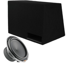 25 cm Auto Subwoofer 1200 Watt HERTZ Mille Pro MP250D4 im Bandpass Gehäuse