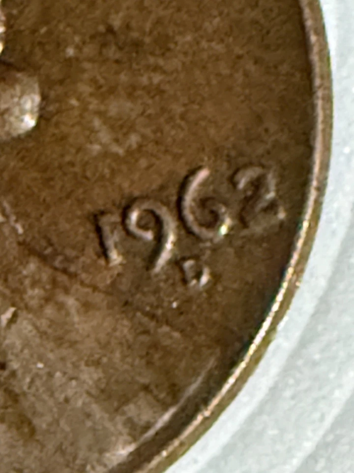 1962 D 1C RB Lincoln Memorial Cent Double Die Obverse DDO - Image 2 of 4