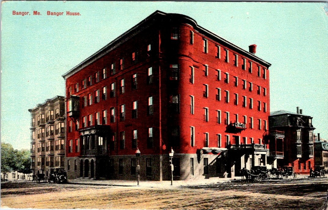 1911, Bangor House, BANGOR, Maine Postcard - Hugh C. Leighton