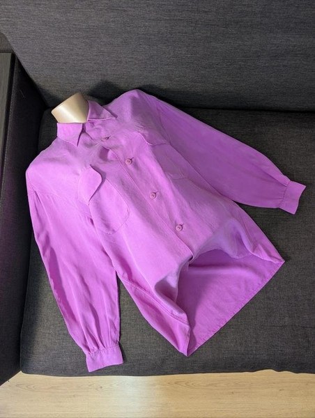 Women Equipment Shirt Fuchsia Silk S