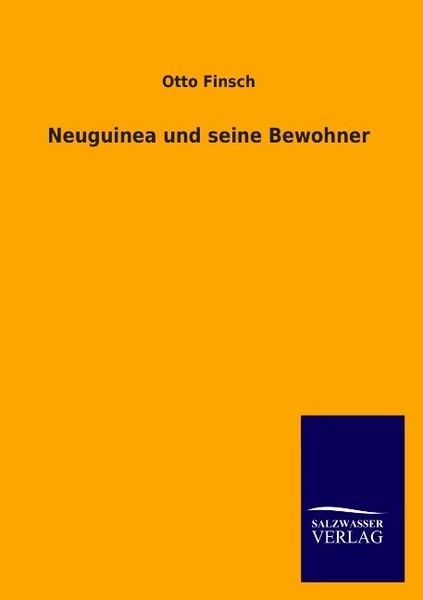 Neuguinea Und Seine Bewohner Otto Finsch-image