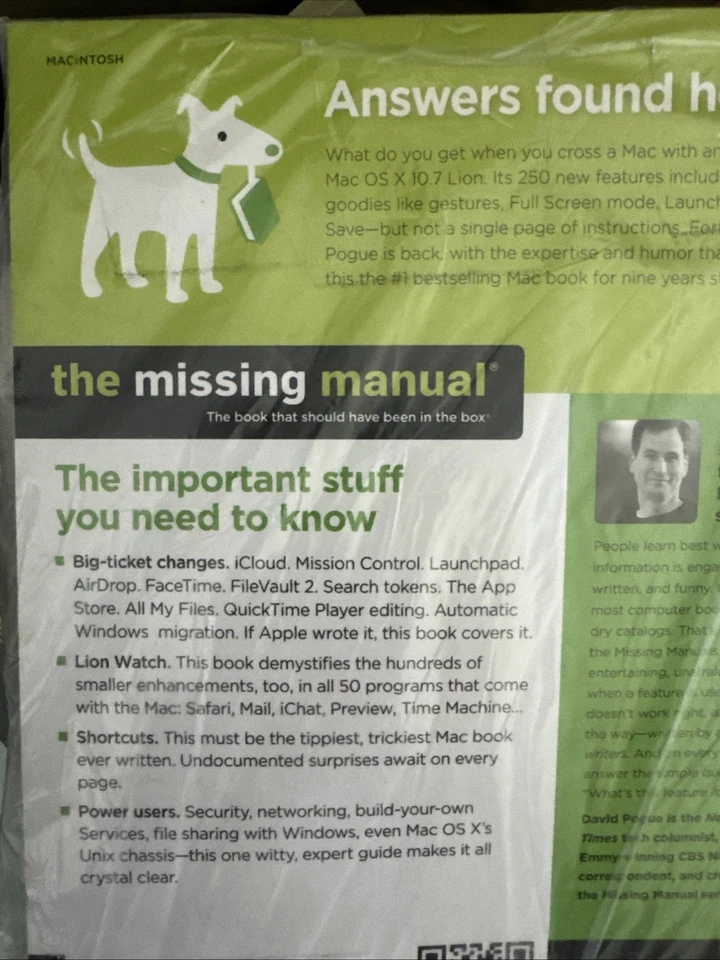 OS X El Capitan: The Missing Manual by David Pogue (English) Paperback  - Image 2 of 3